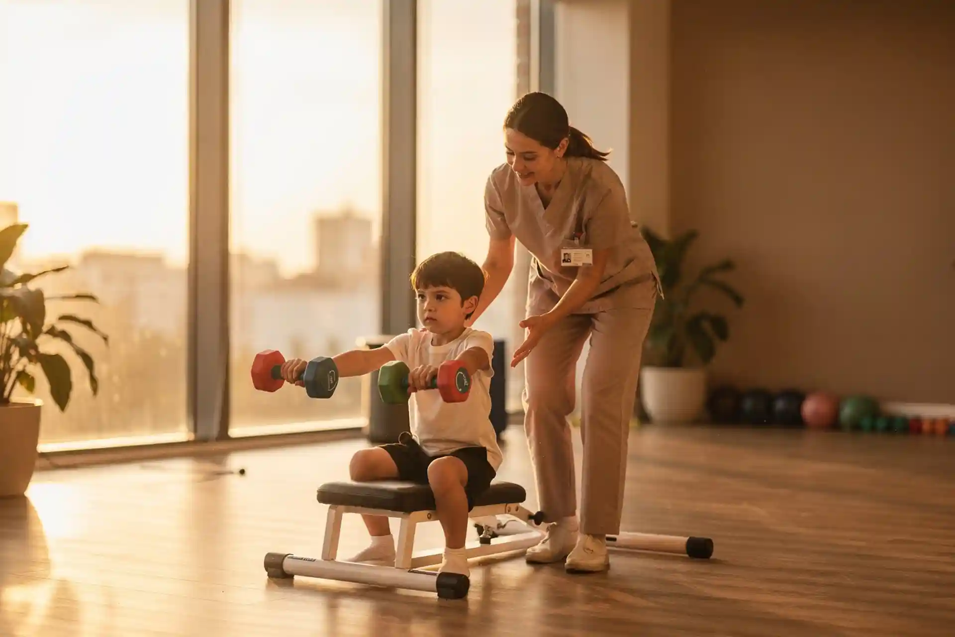 Adding Weights to CP Therapy May Improve Balance & Gait